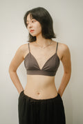 WES x GUNG x SO | [So] Simplicity V-Bra (Charcoal)