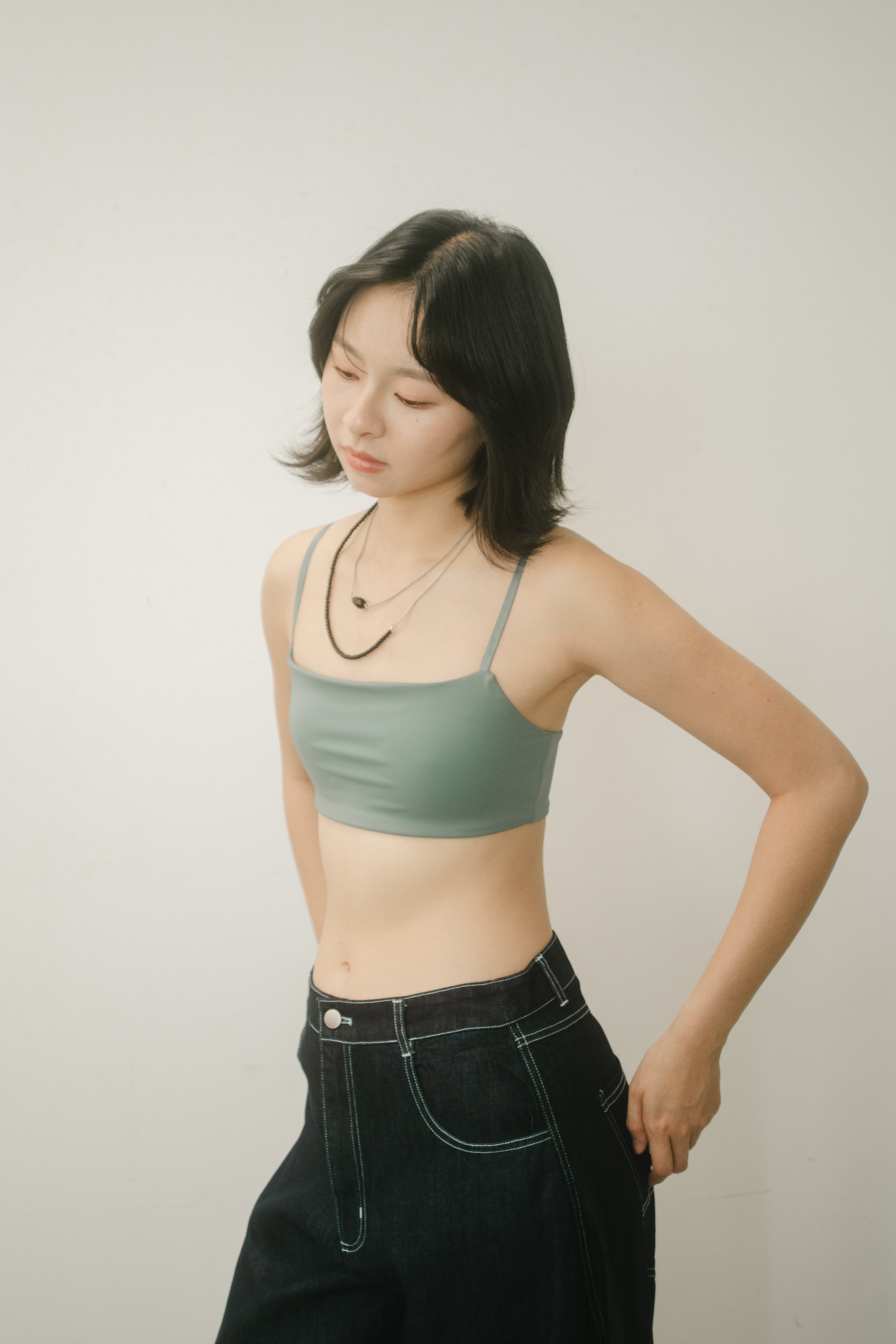 WES x GUNG x SO | [So] Simplicity Square Bra (Teal)