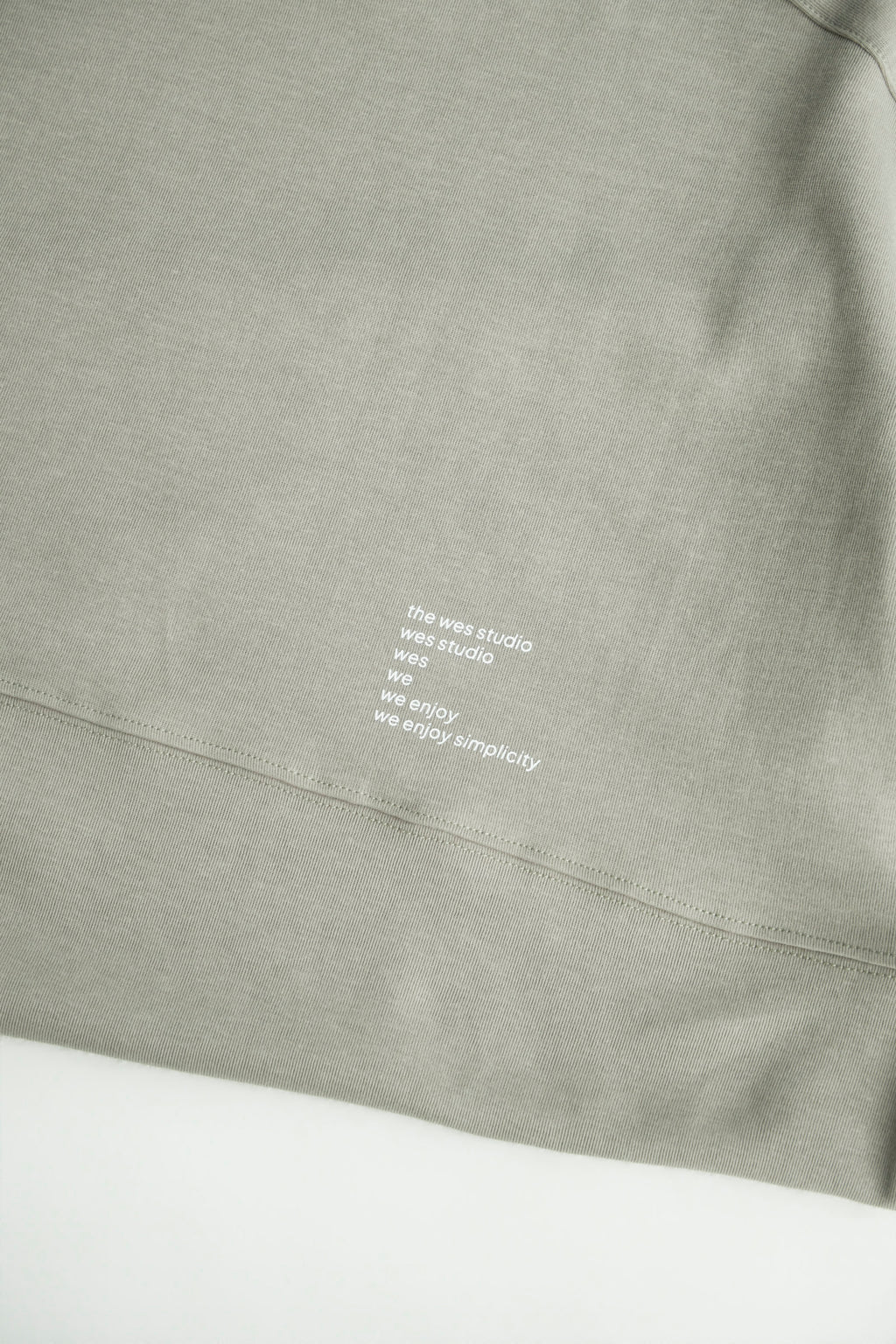 [GIFT] Gender Neutral Straight Shoulder Oversized Tee w/ Mid Line v1 (Olive Grey)