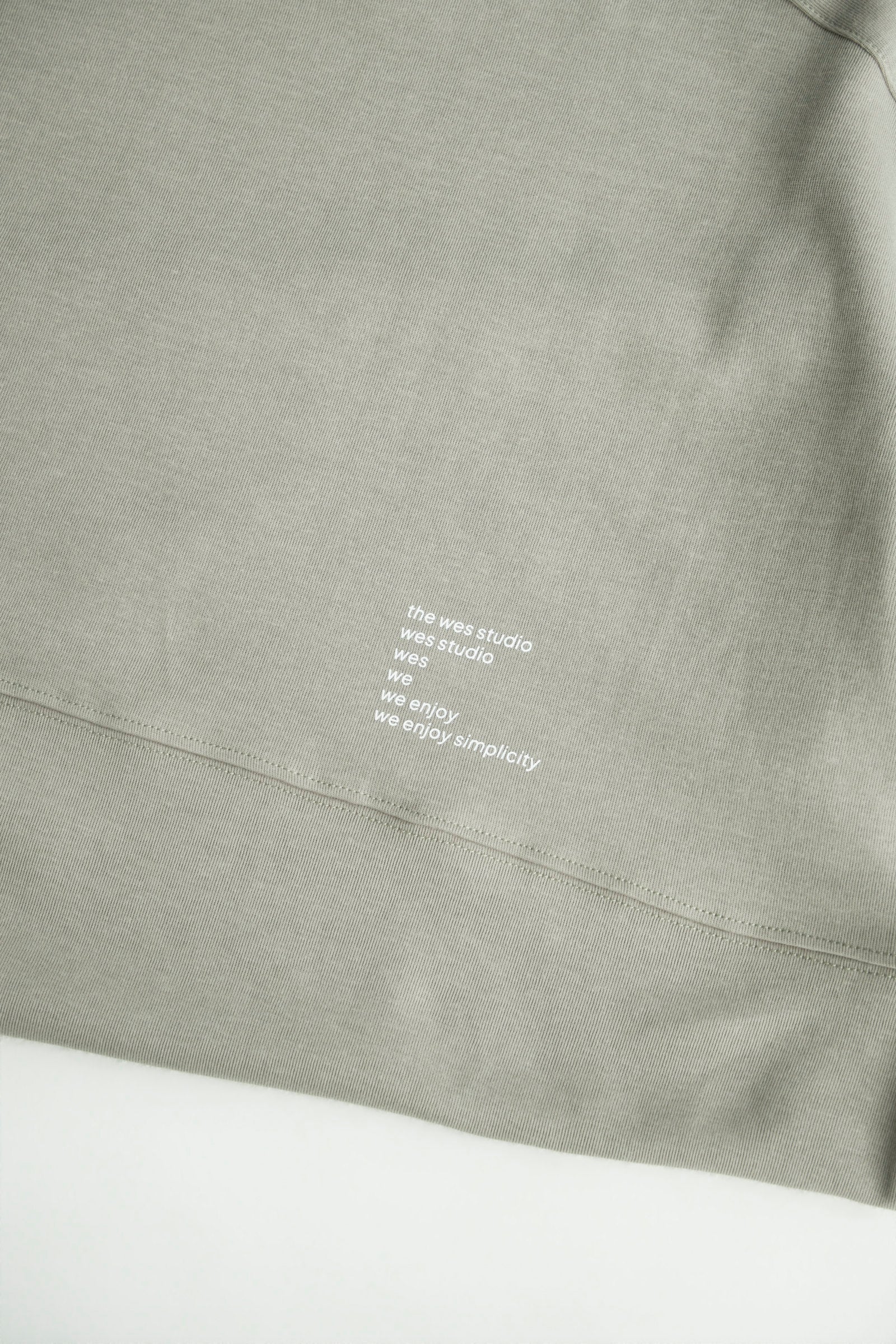 [GIFT] Gender Neutral Straight Shoulder Oversized Tee w/ Mid Line v1 (Olive Grey)