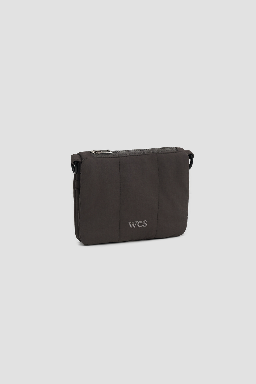 Mini Nylon Cushion Pouch (Dark Grey)