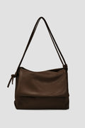 Double Strap Envelope Leather Bag (Espresso)
