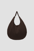 Large Egg Nylon Tote (Brown)