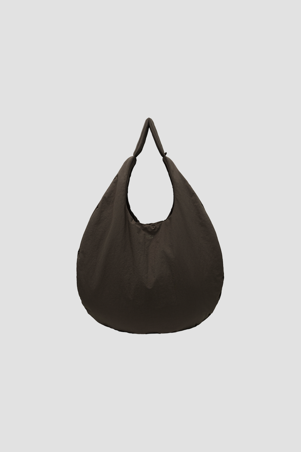 Medium Egg Nylon Tote (Dark Grey)
