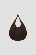 Medium Egg Nylon Tote (Brown)