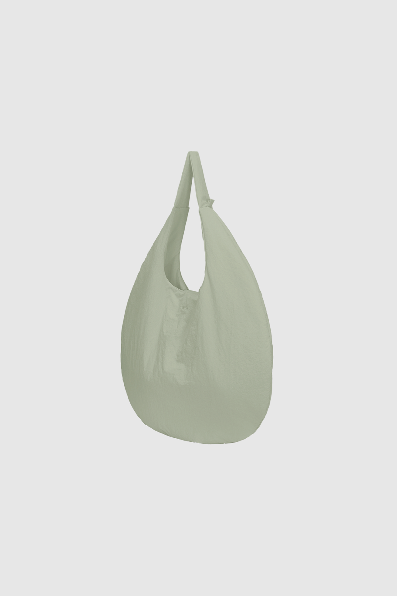 Medium Egg Nylon Tote (Sage)