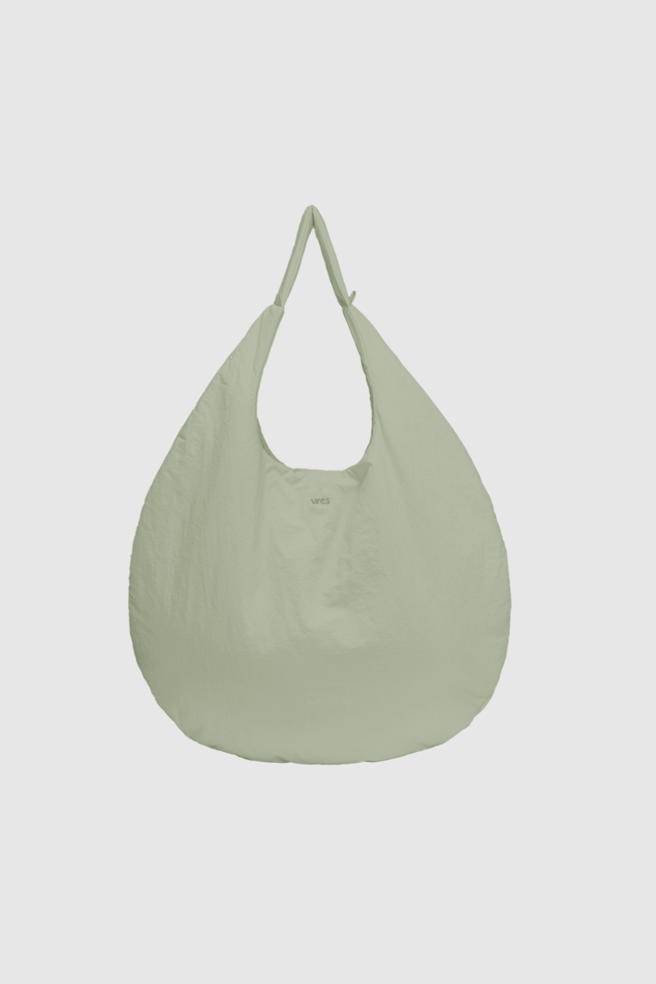 Large Egg Nylon Tote (Sage)