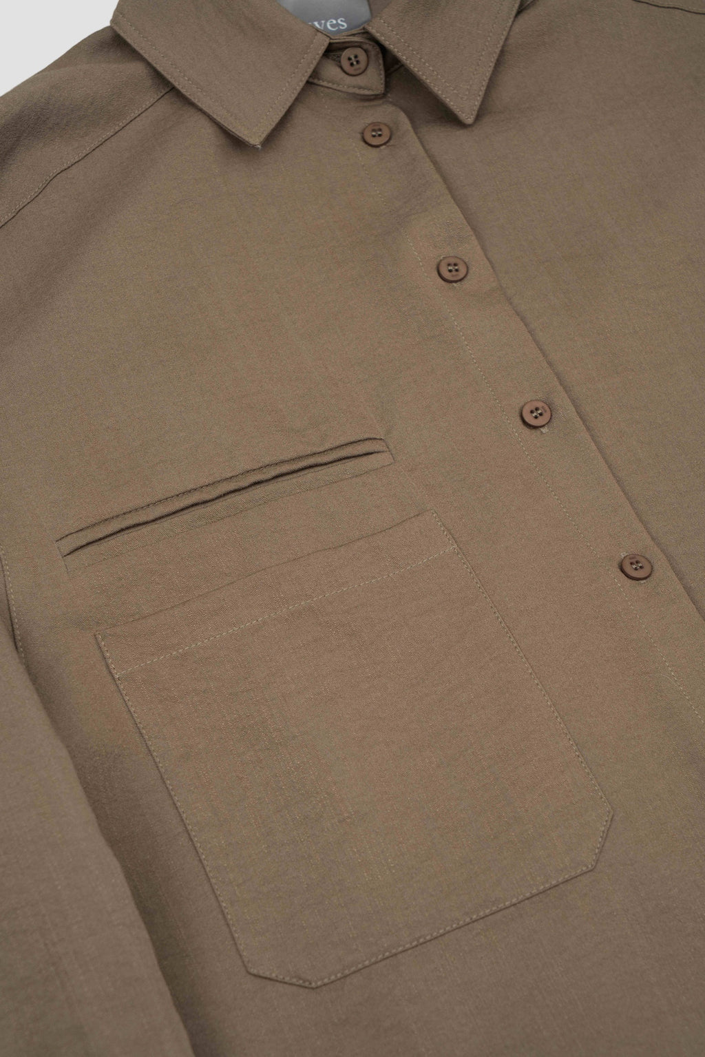 Gender Neutral Oversized Arm Long Sleeve Blouse (Navy)