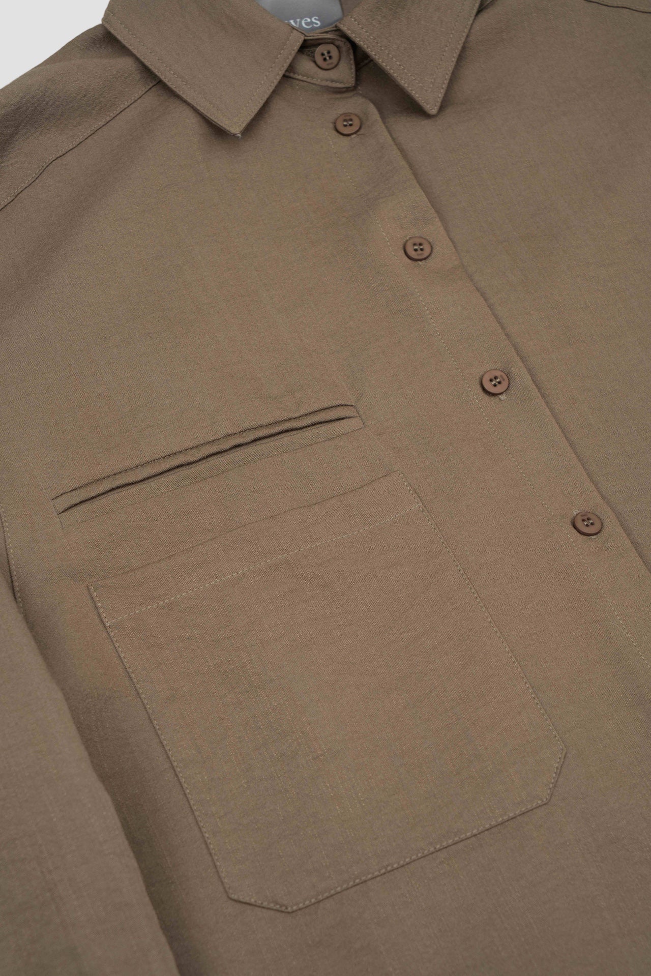 Gender Neutral Oversized Arm Long Sleeve Blouse (Navy)