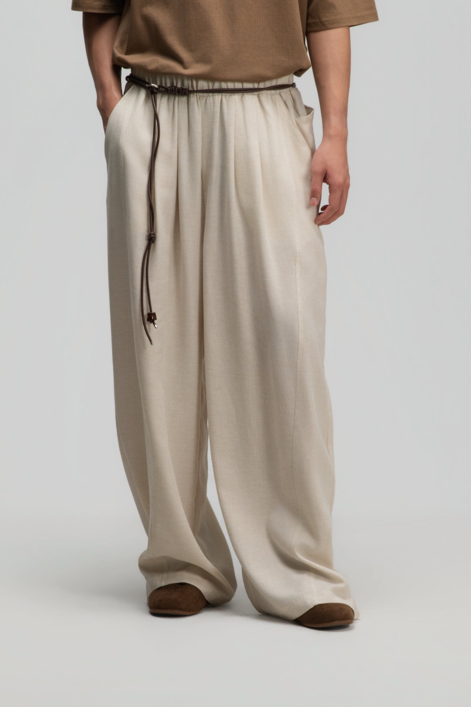 Gender Neutral Convertible Wear Long Pants 2.0 (Off White)