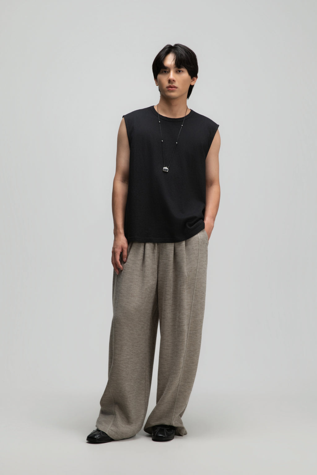 Gender Neutral Convertible Wear Long Pants 2.0 (Dark Oat)