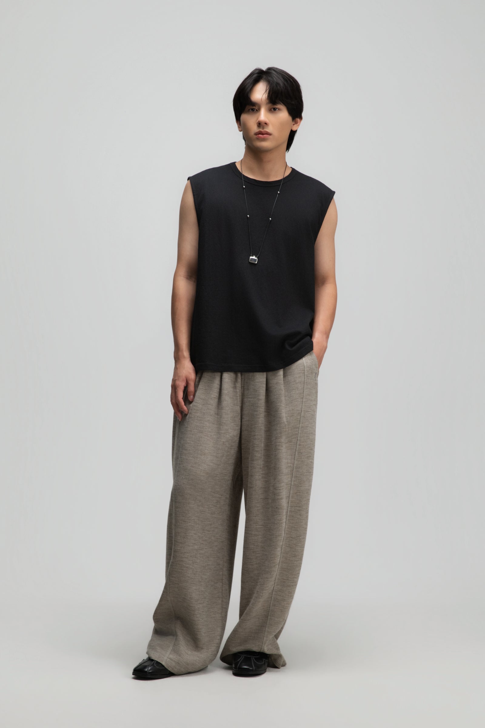 Gender Neutral Convertible Wear Long Pants 2.0 (Dark Oat)