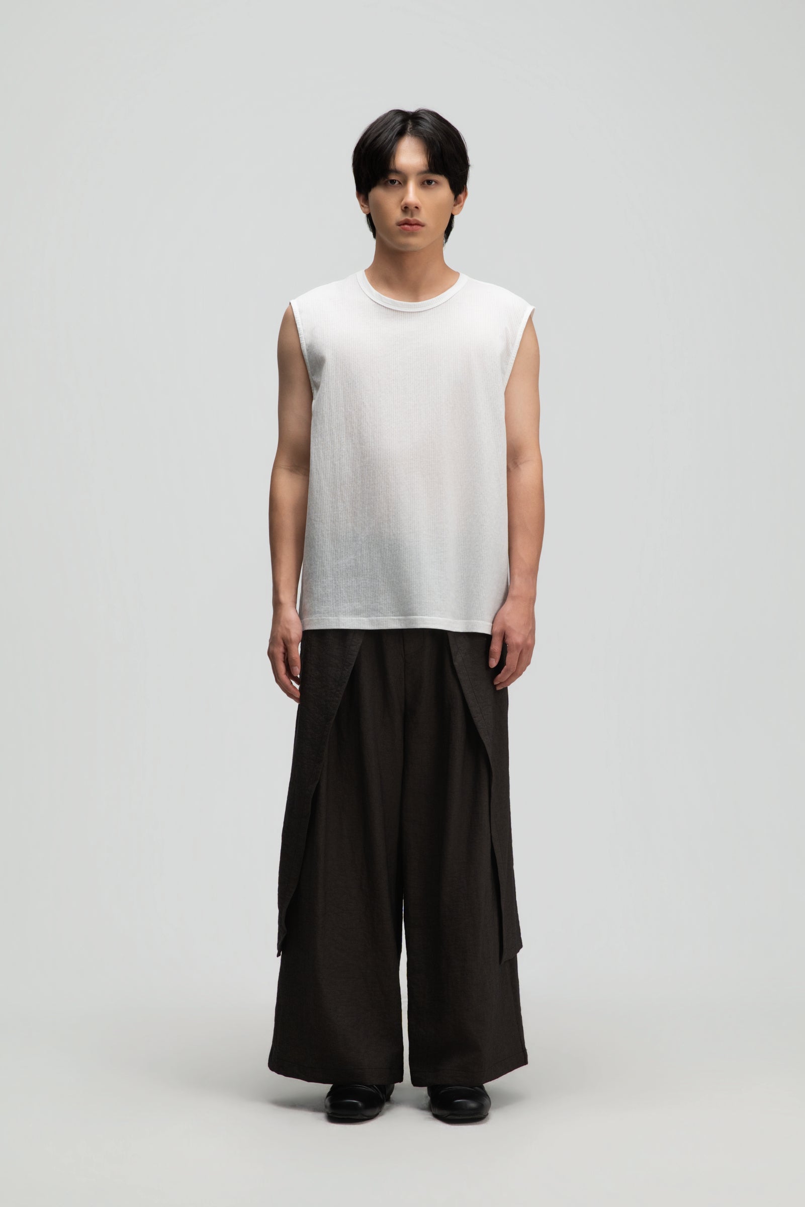Gender Neutral Panel Cover Long Pants (Dark Grey)
