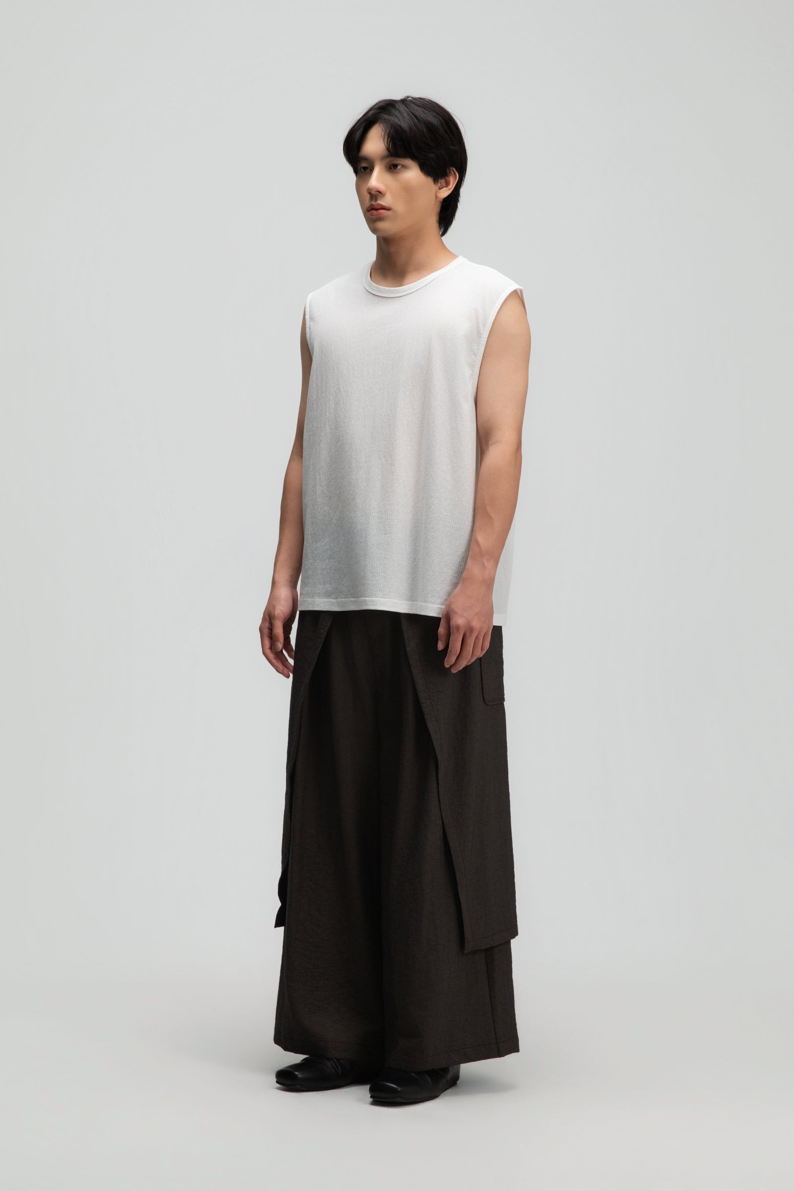 Gender Neutral Panel Cover Long Pants (Dark Grey)