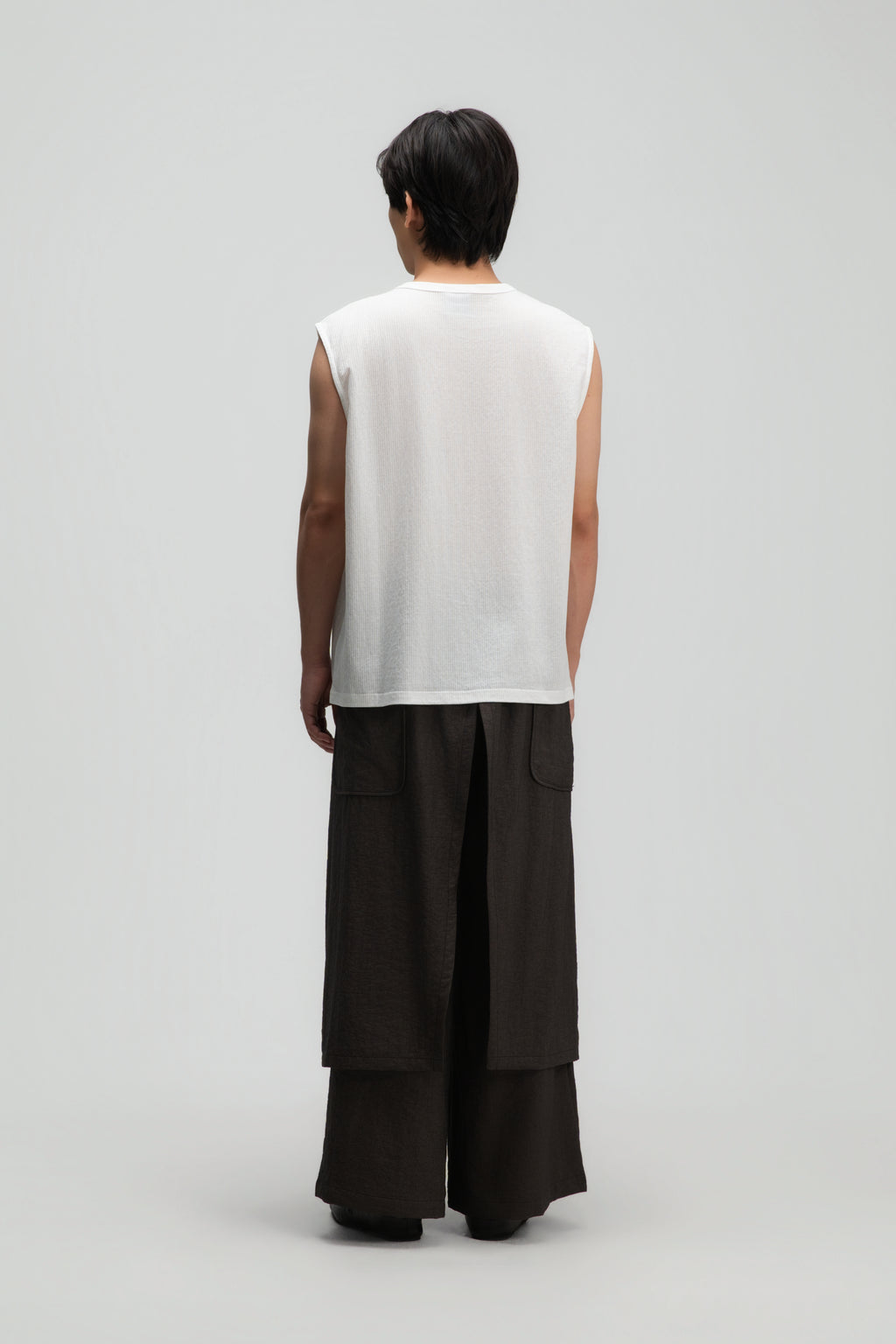 Gender Neutral Panel Cover Long Pants (Dark Grey)
