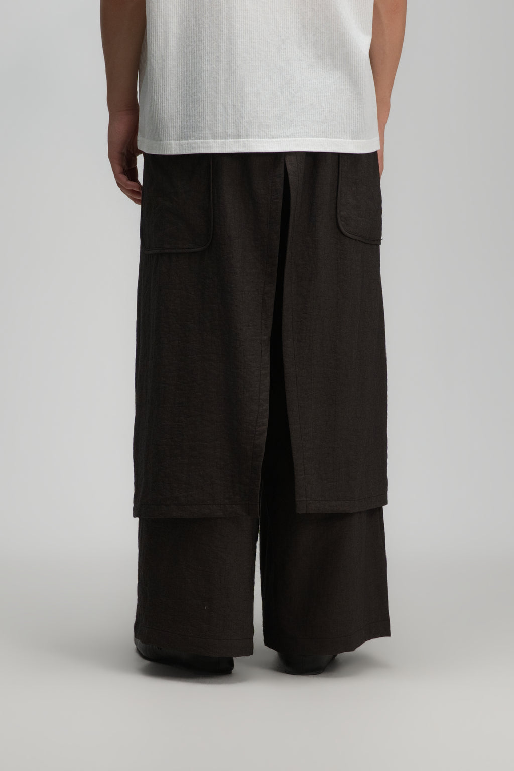 Gender Neutral Panel Cover Long Pants (Dark Grey)