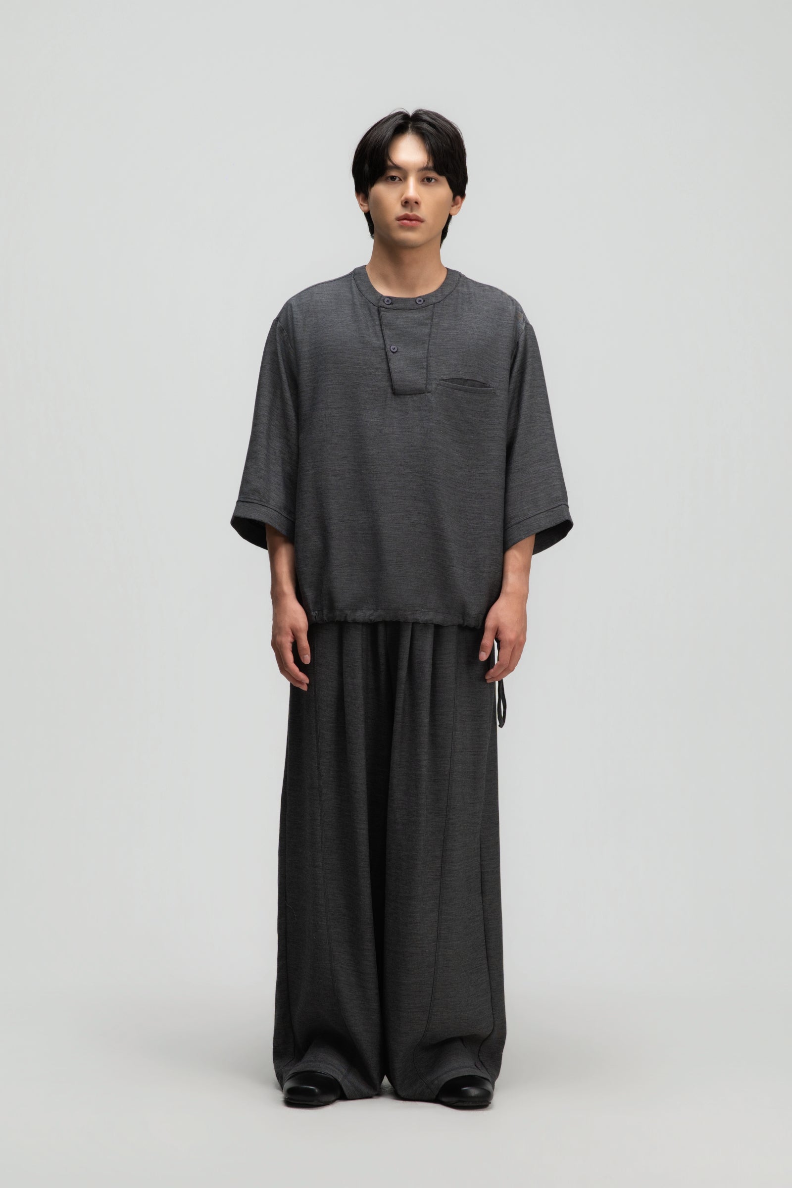Gender Neutral Convertible Wear Long Pants 2.0 (Midnight Grey)