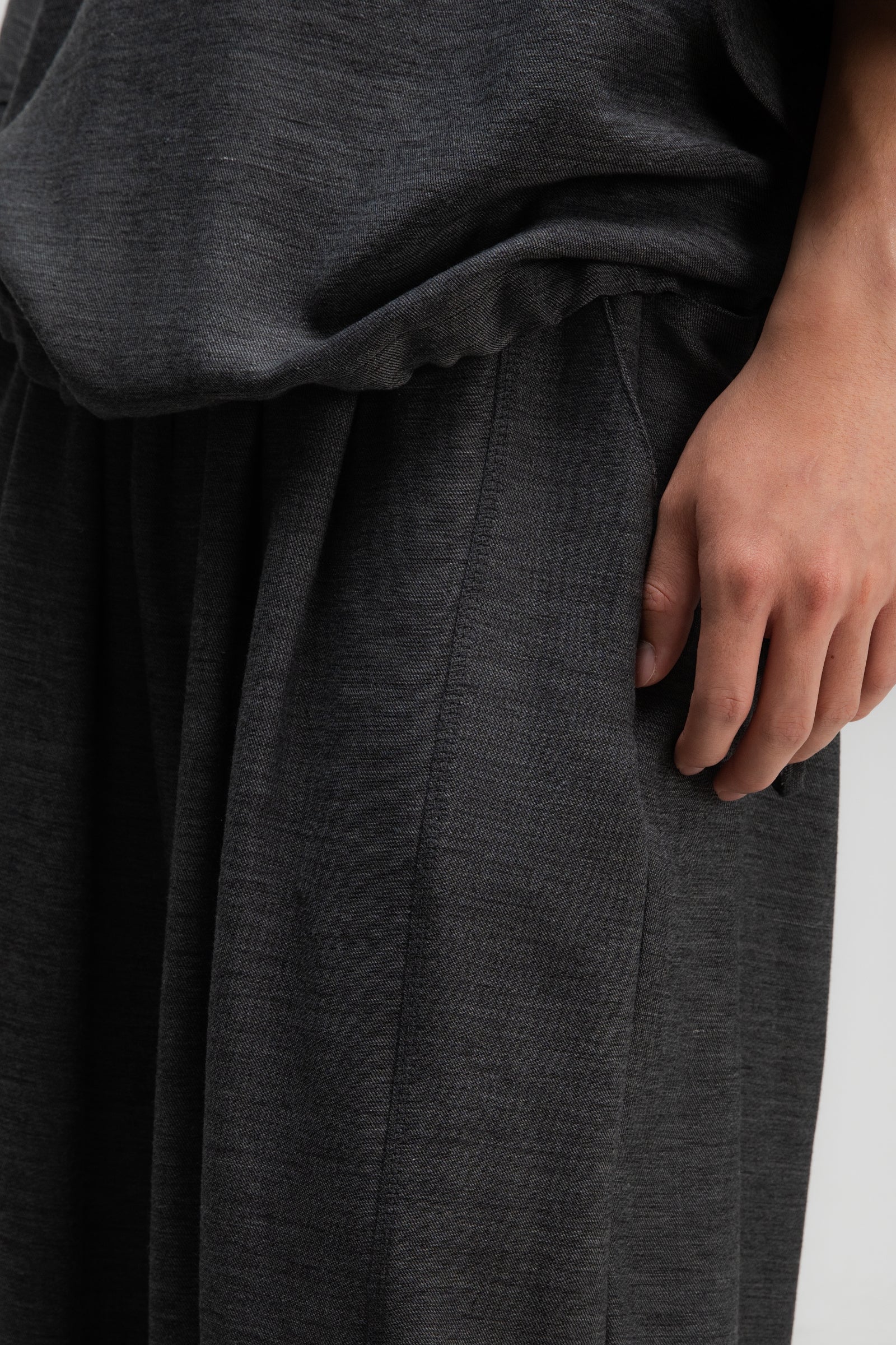 Gender Neutral Convertible Wear Long Pants 2.0 (Midnight Grey)