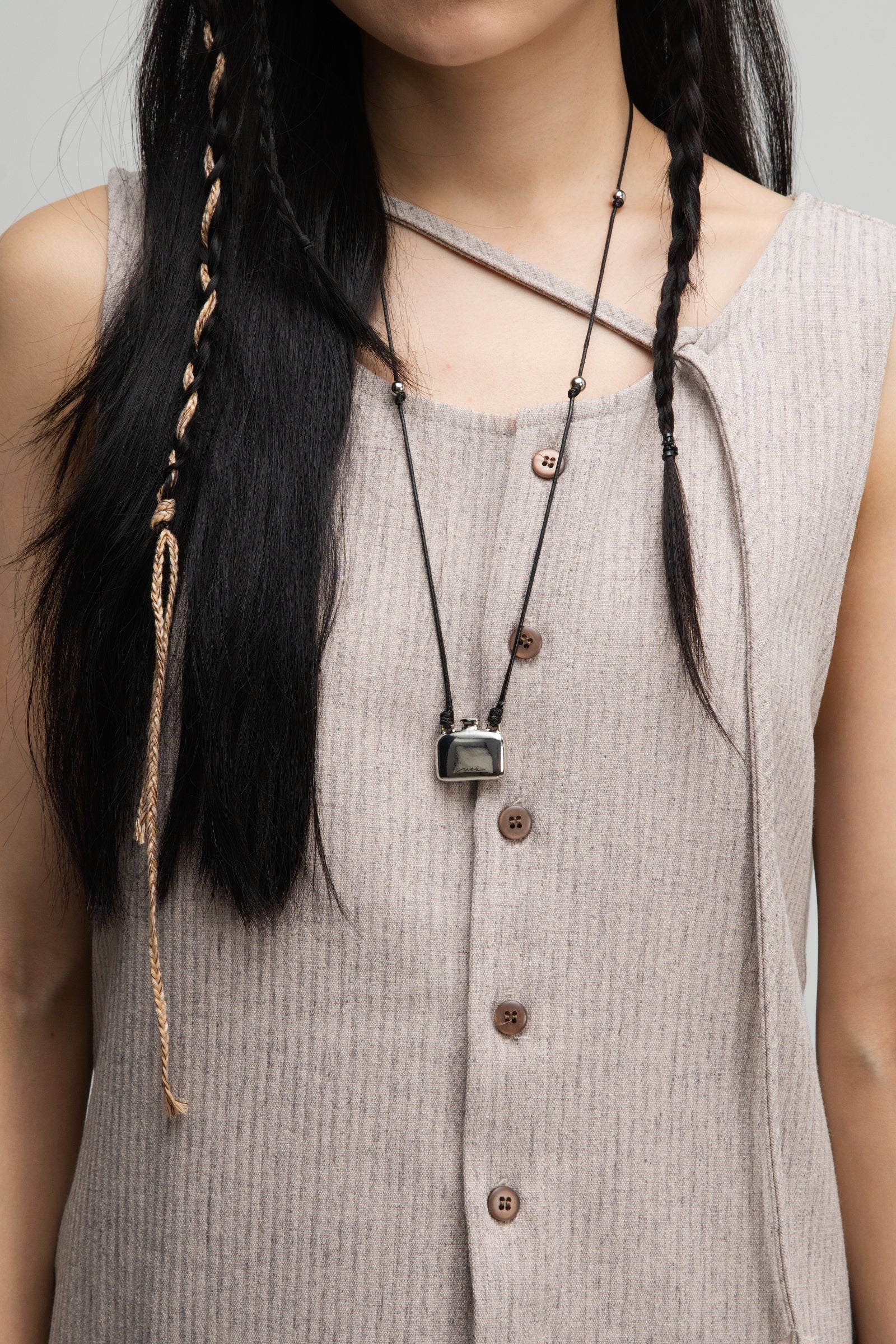 Nomad Square Bottle Necklace