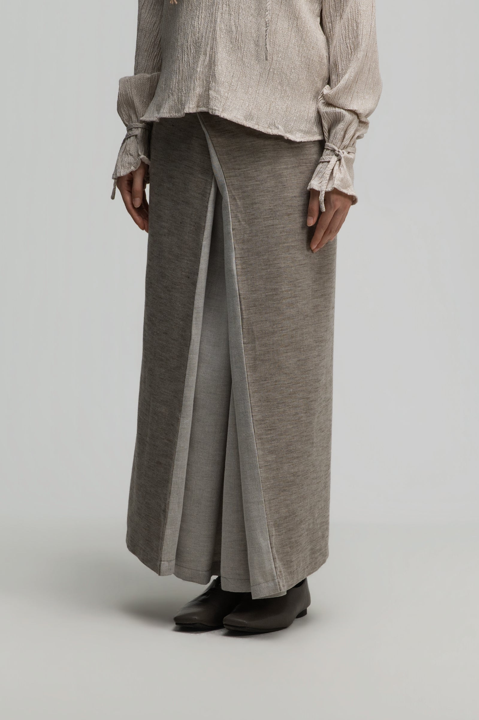 Dual Wear Wrap Skirt 2.0 (Dark Oat)