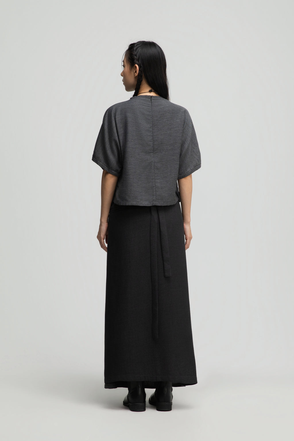 Dual Wear Wrap Skirt 2.0 (Midnight Grey)