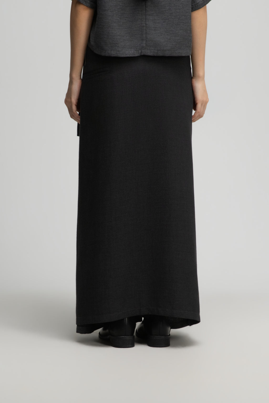 Dual Wear Wrap Skirt 2.0 (Midnight Grey)