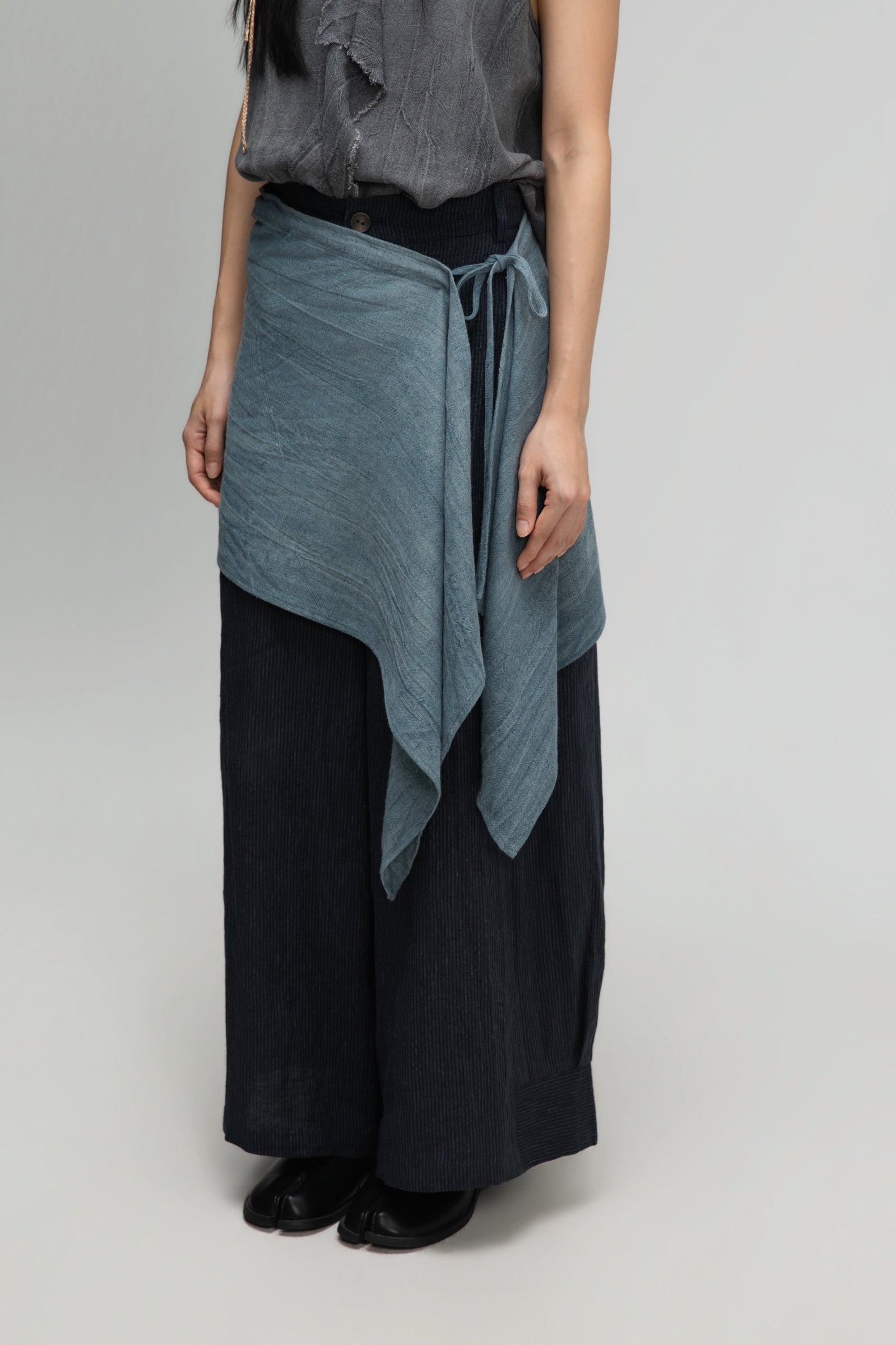 Short Pareo Drape (Tie Dye Teal)