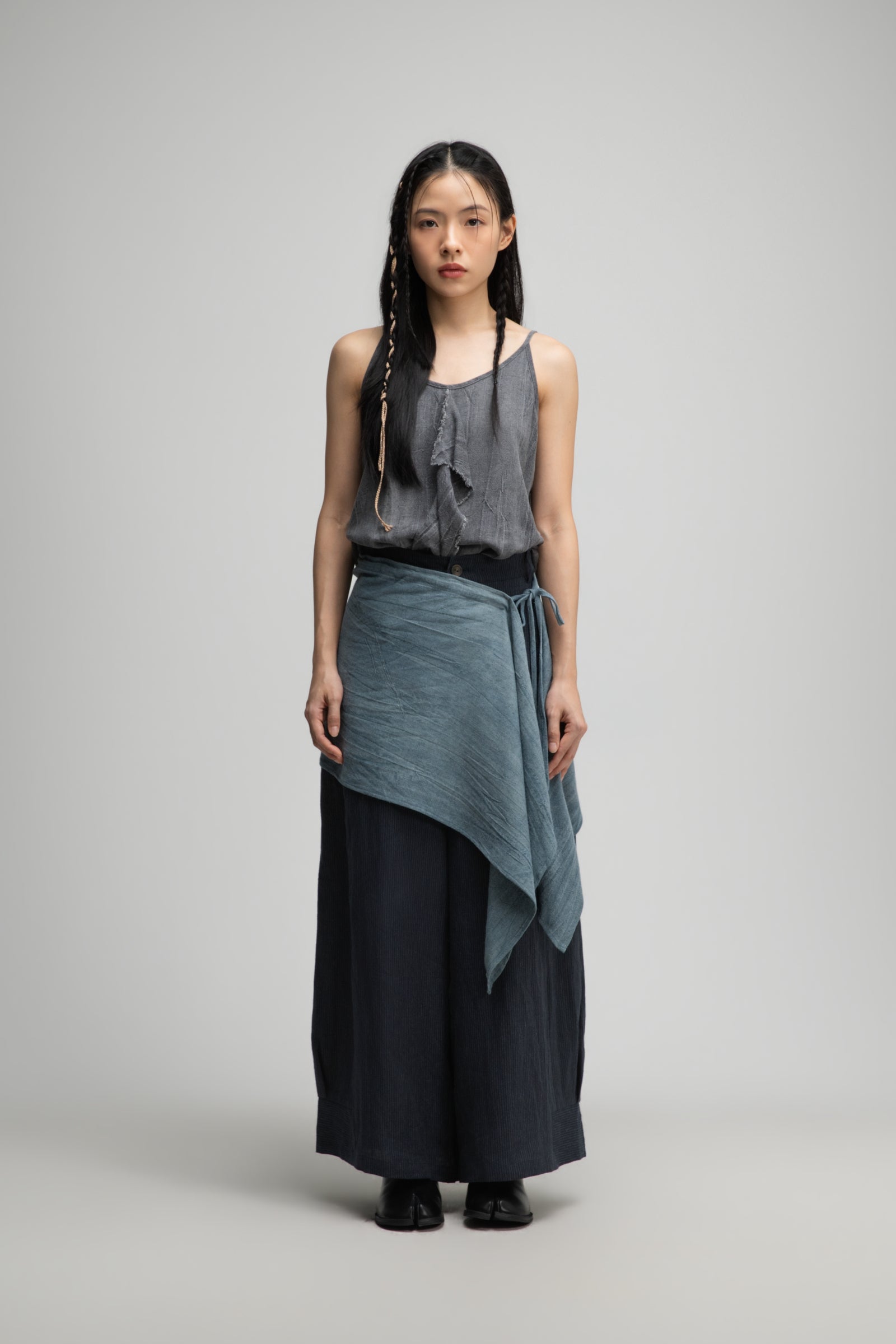 Short Pareo Drape (Tie Dye Teal)