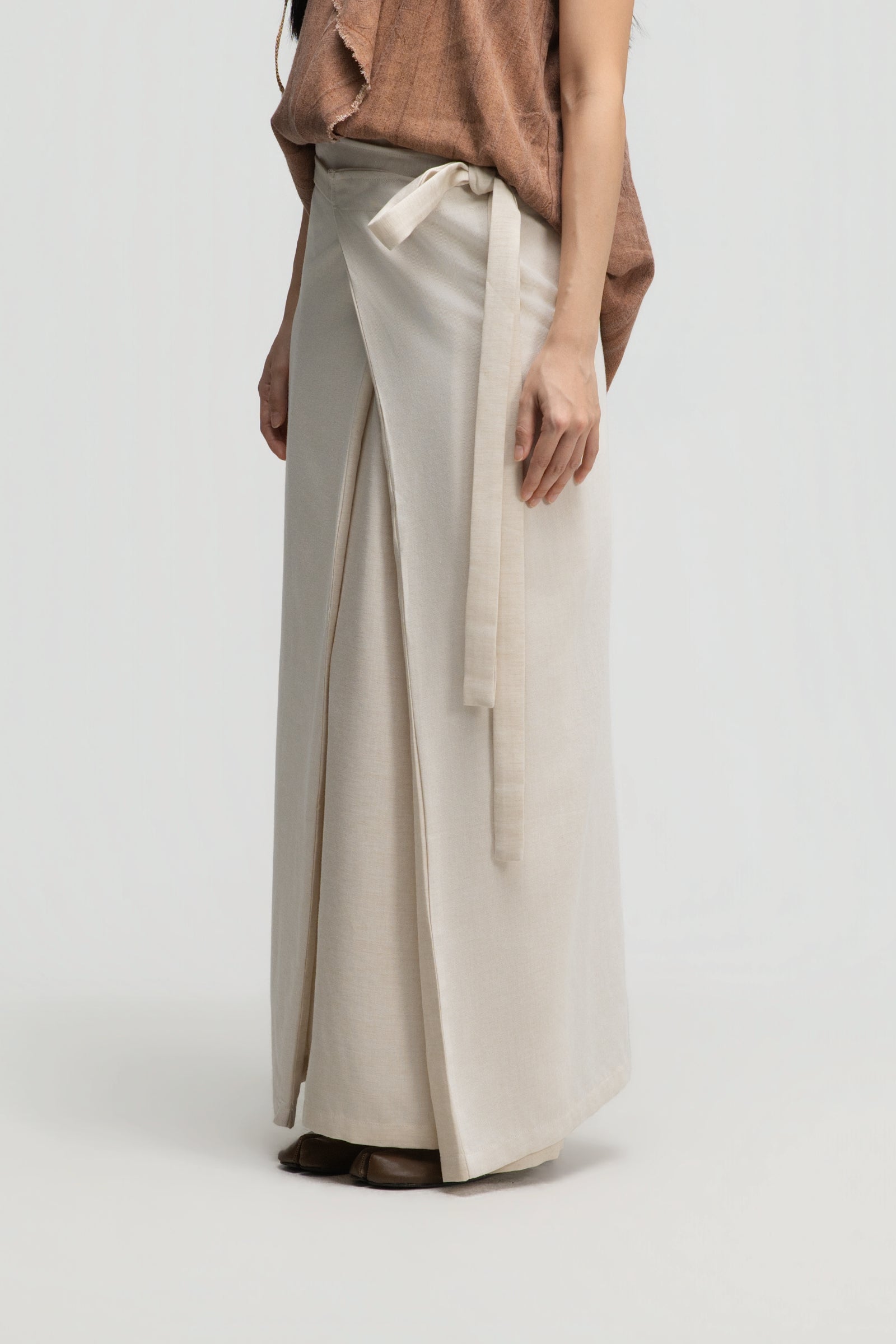 Dual Wear Wrap Skirt 2.0 (Off White)
