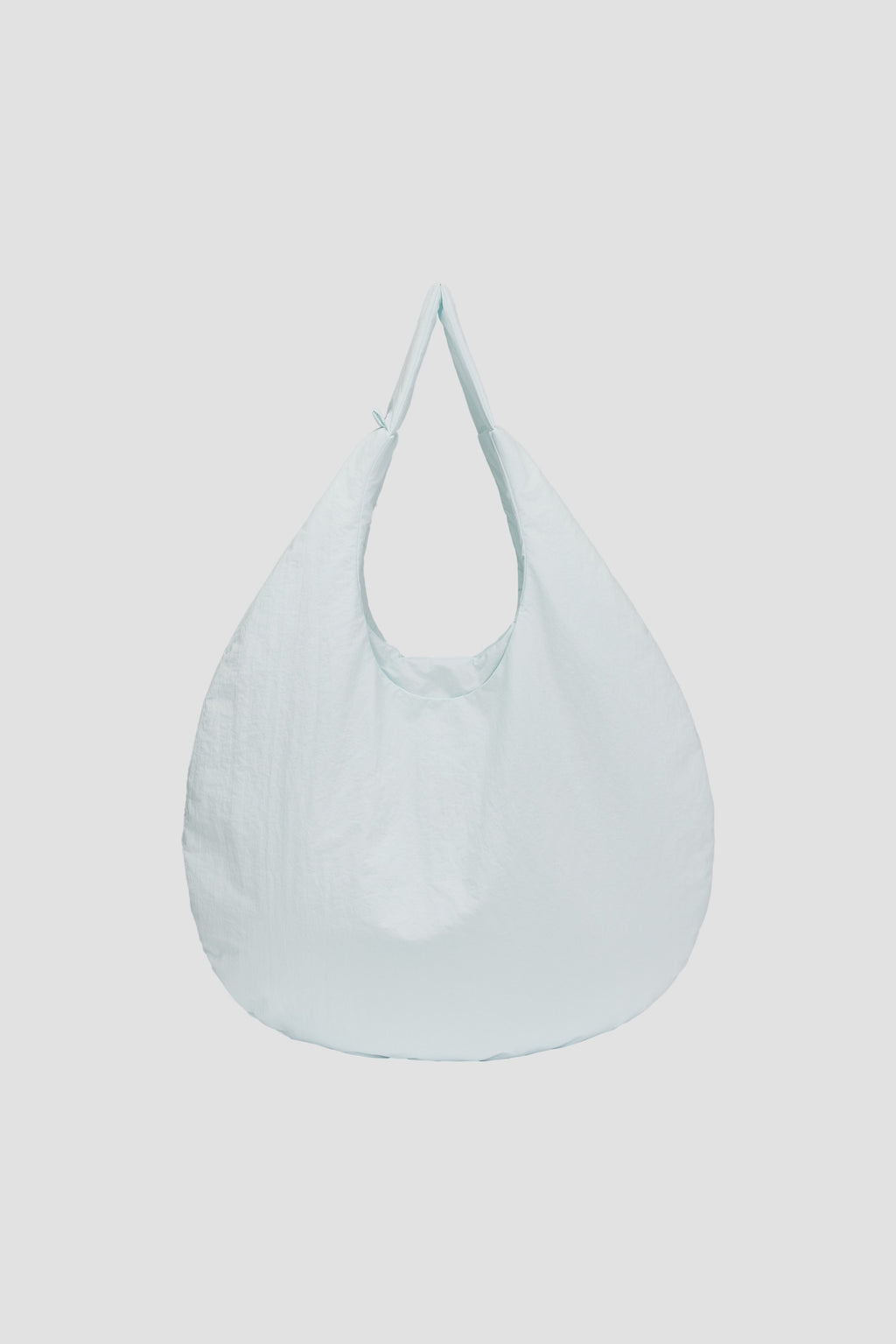 Large Egg Nylon Tote (Ice Blue)