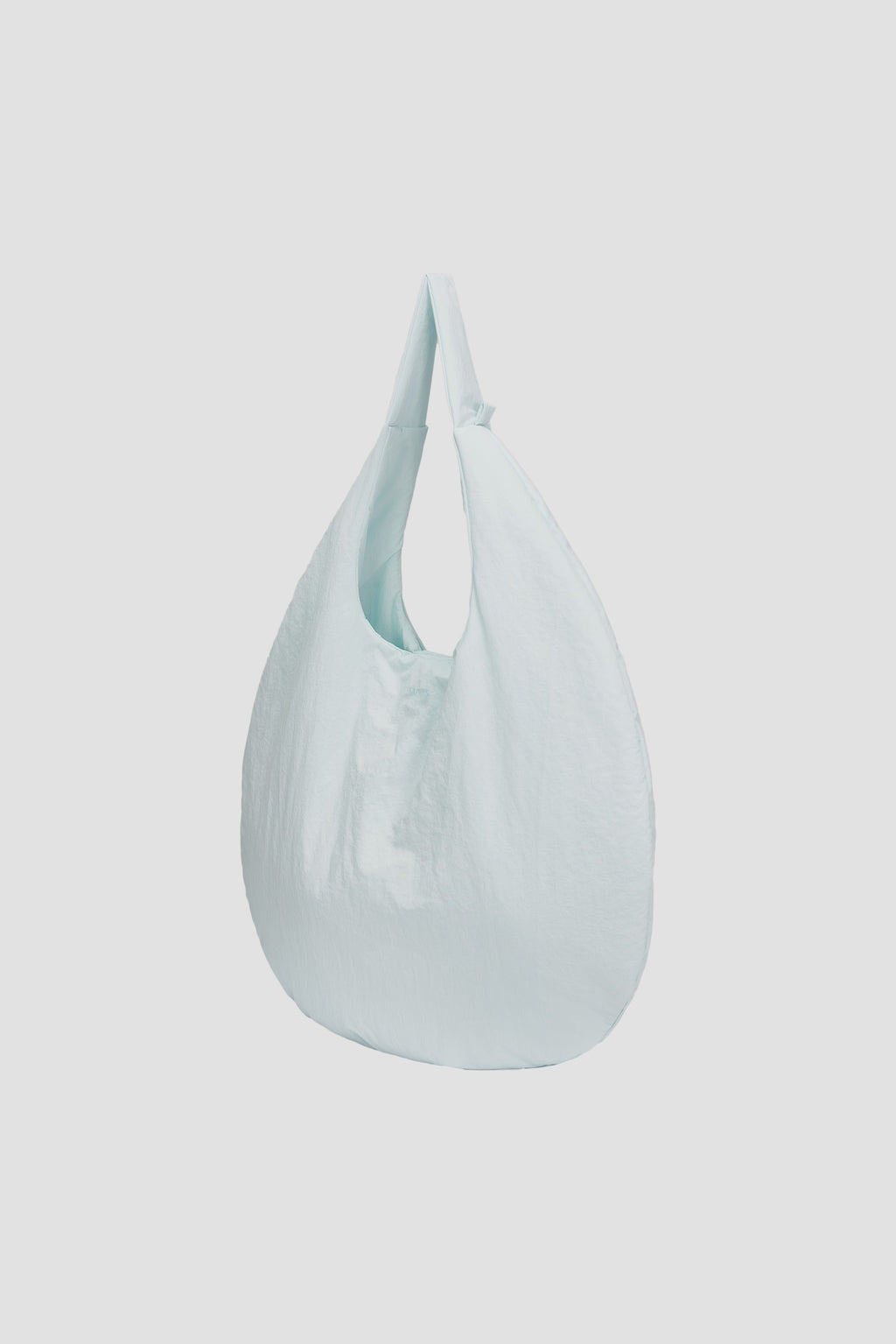 Large Egg Nylon Tote (Ice Blue)