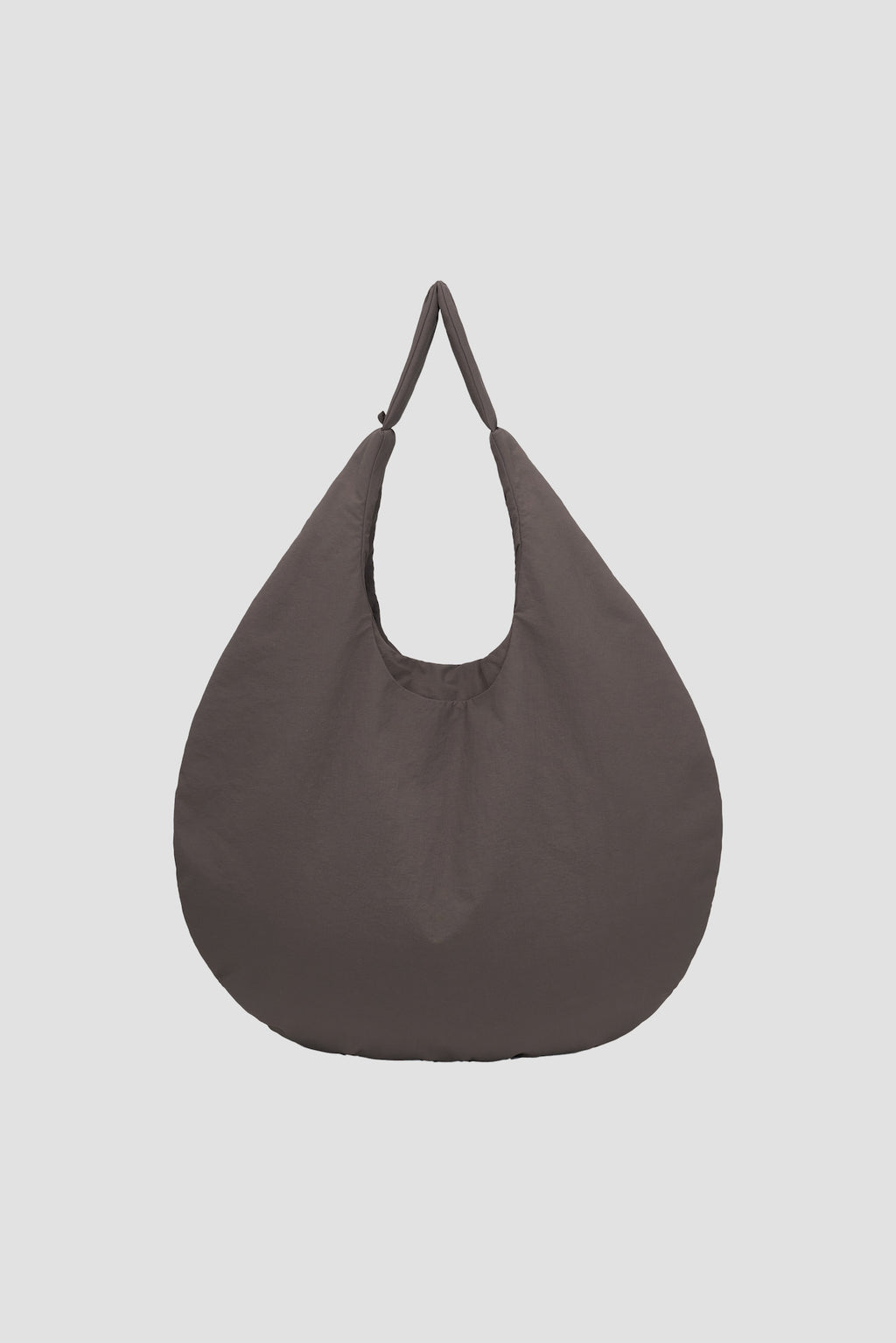Large Egg Nylon Tote (Dark Grey)