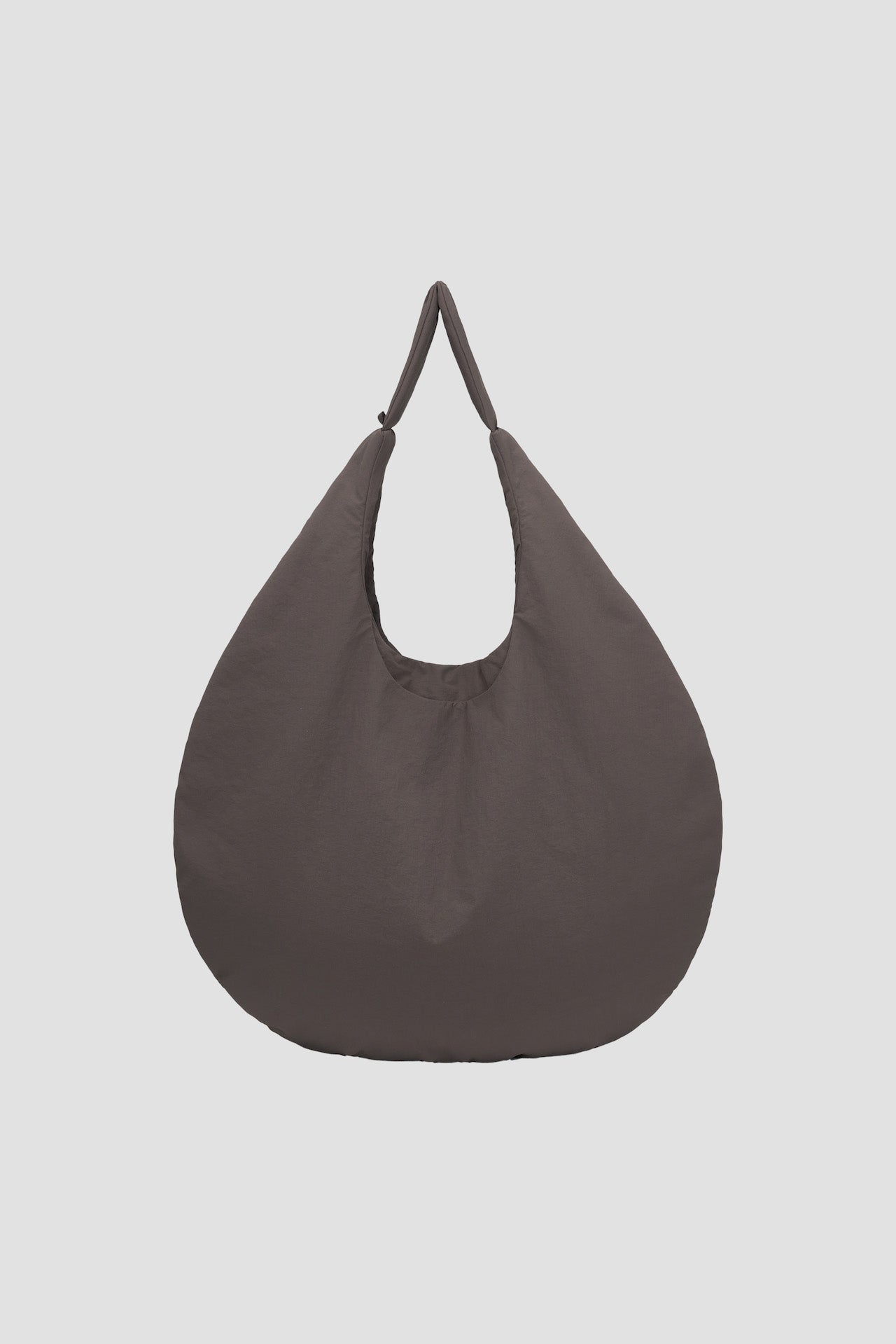 Large Egg Nylon Tote (Dark Grey)