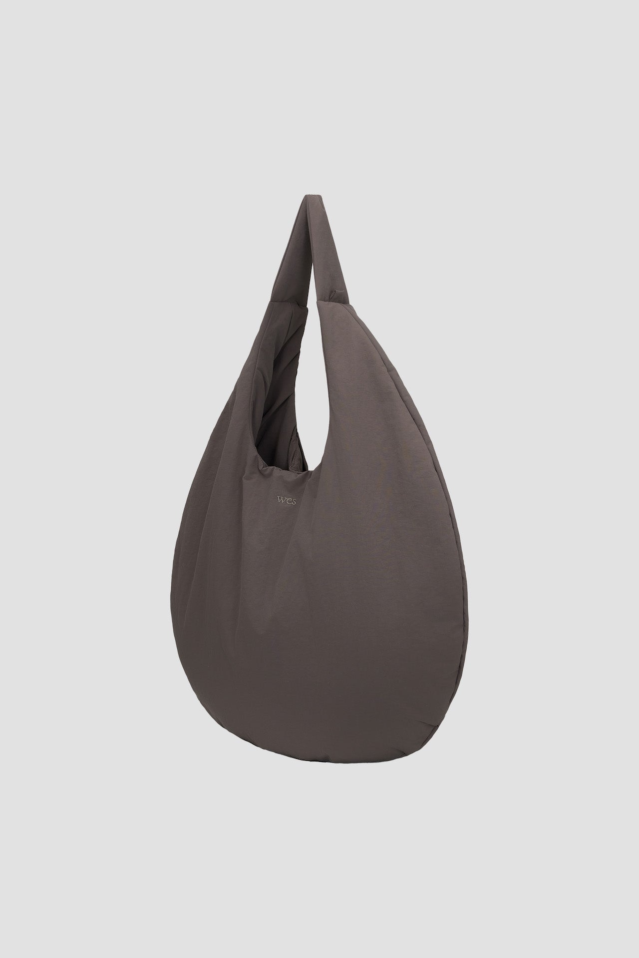 Large Egg Nylon Tote (Dark Grey)
