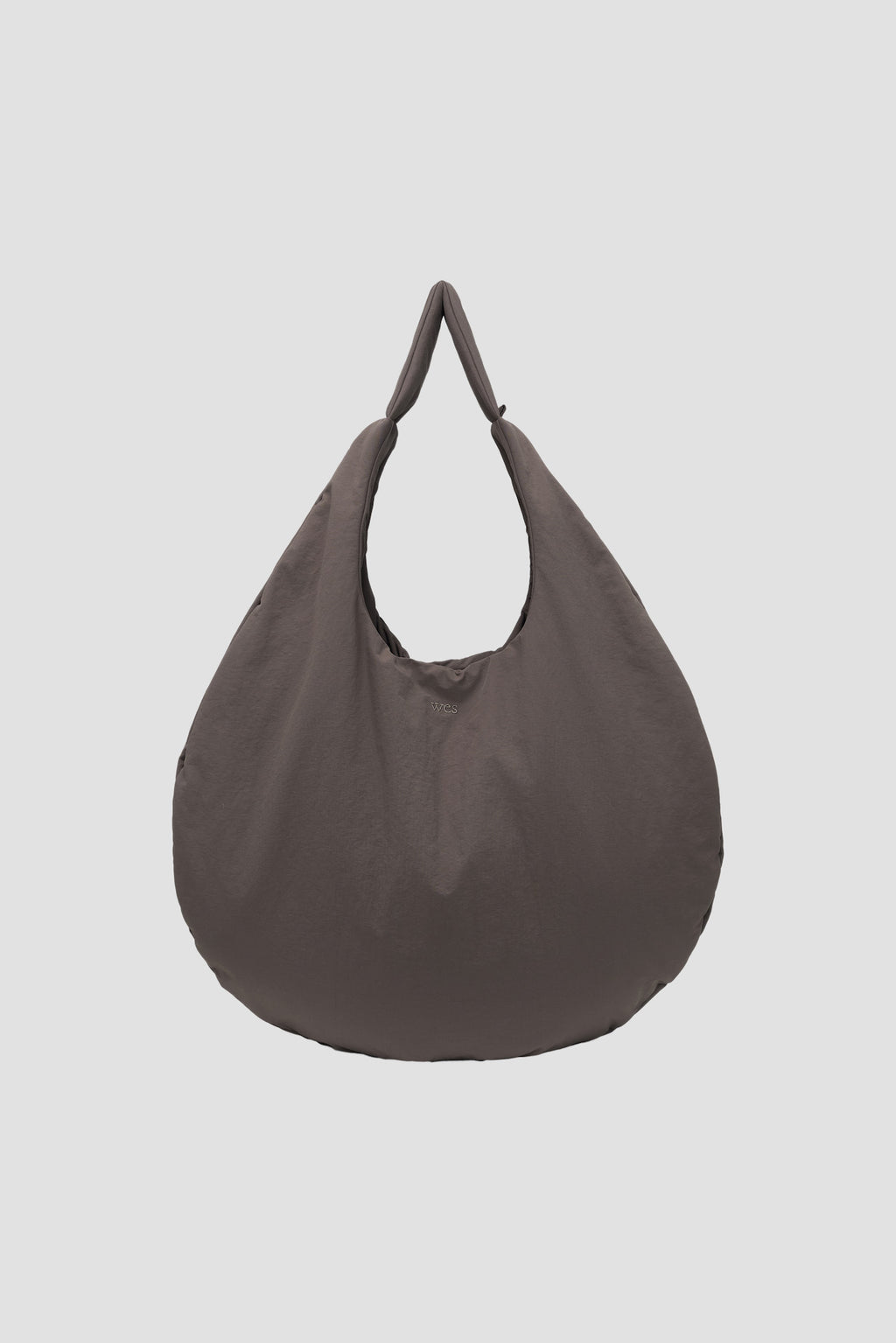 Large Egg Nylon Tote (Dark Grey)