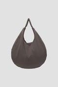 Large Egg Nylon Tote (Dark Grey)