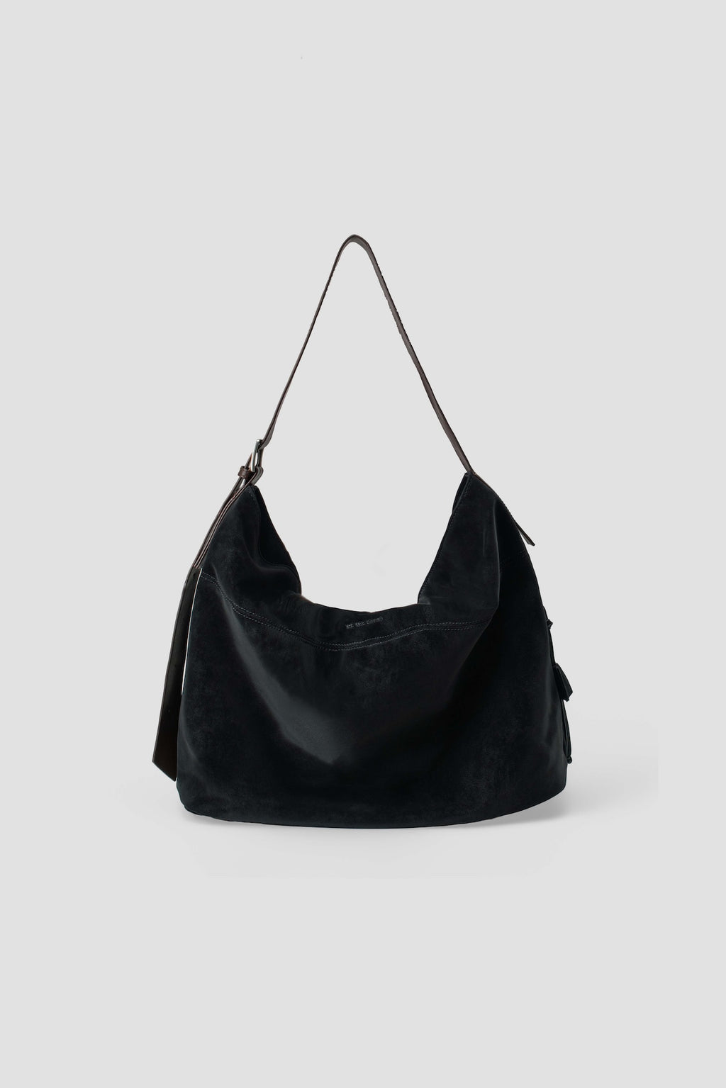 Large Soft Snow Leather Bag (Black)