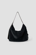 Large Soft Snow Leather Bag (Black)