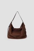 Large Soft Snow Leather Bag (Brown)