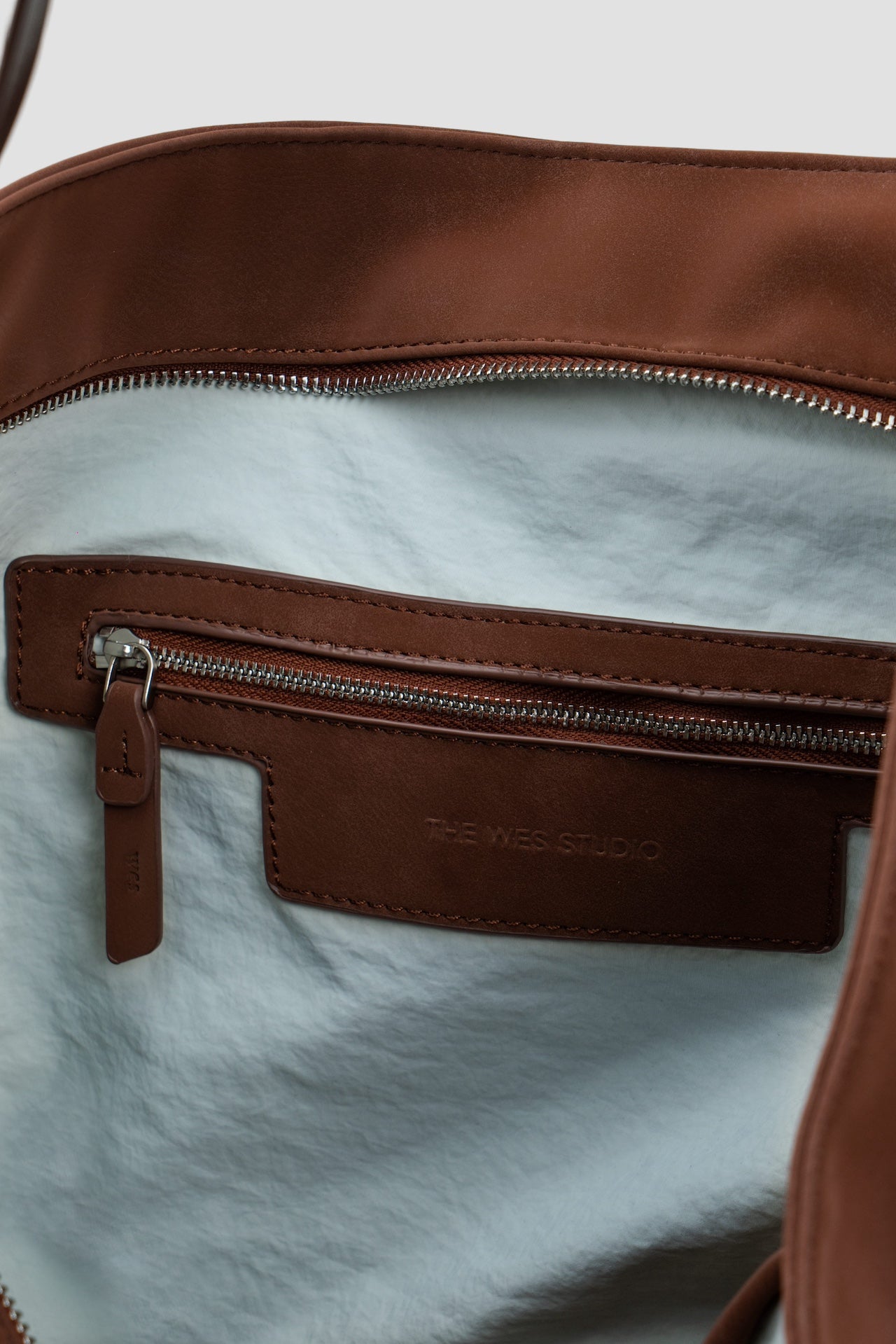 Large Soft Snow Leather Bag (Brown)