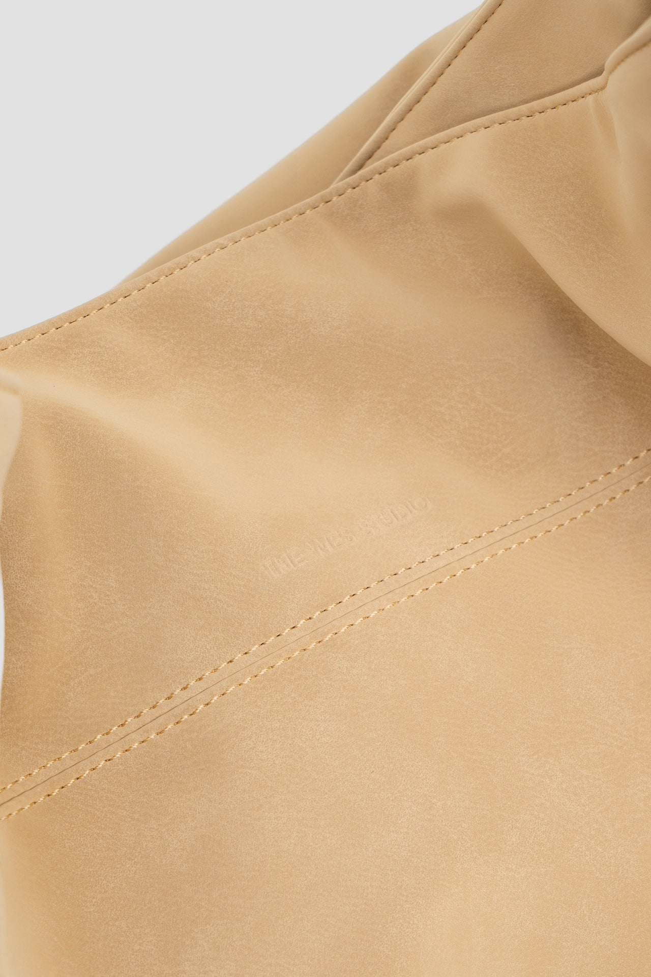 Large Soft Snow Leather Bag (Dune)