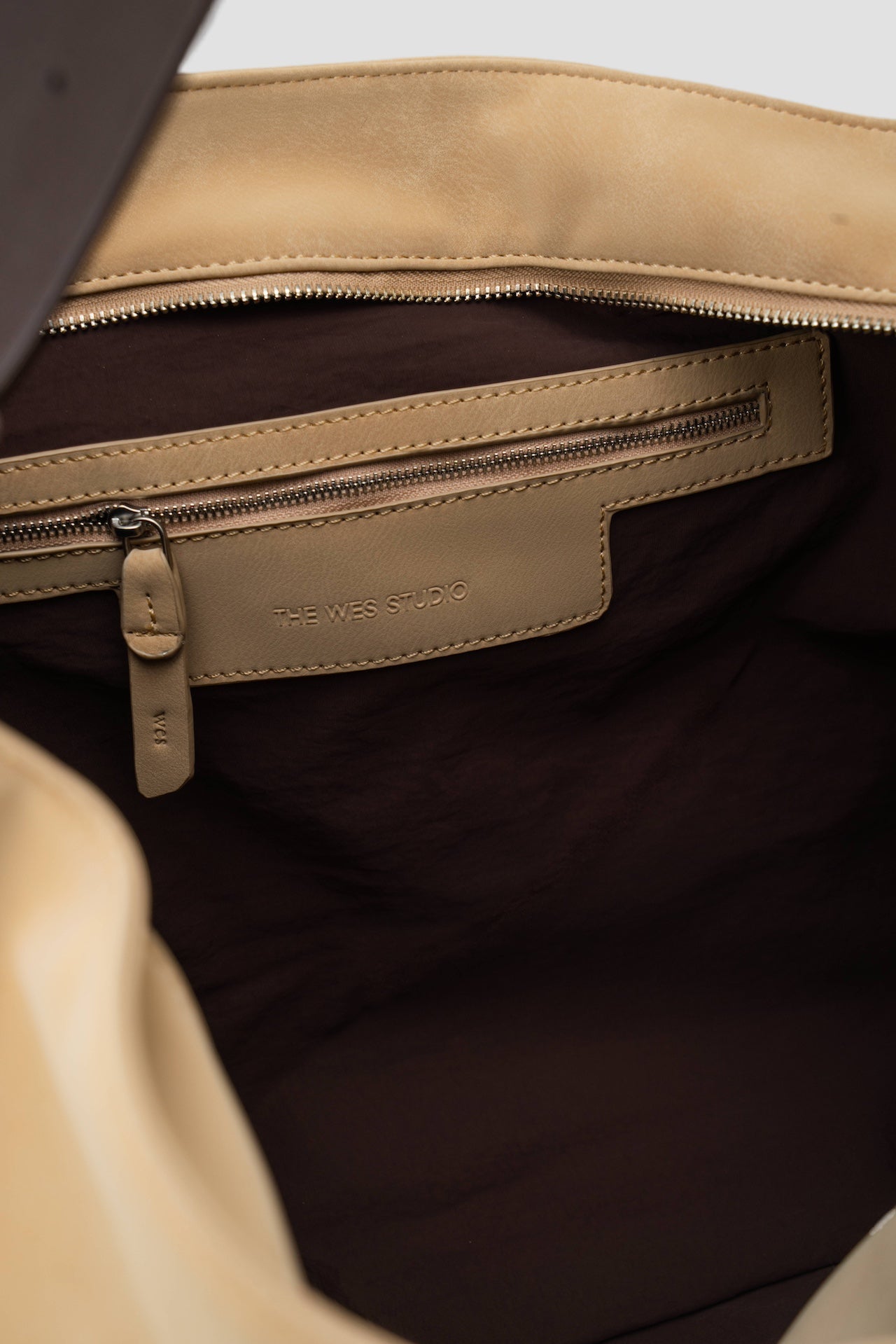 Large Soft Snow Leather Bag (Dune)