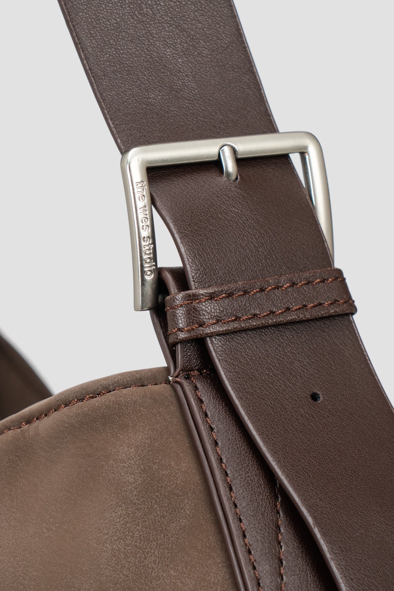 Large Soft Snow Leather Bag (Espresso)