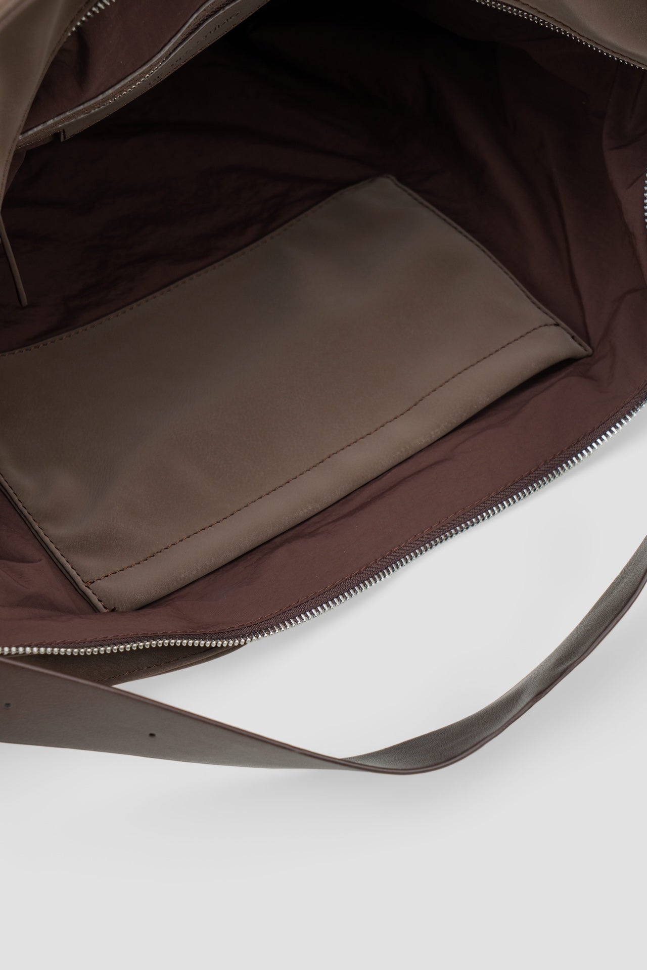 Large Soft Snow Leather Bag (Brown)