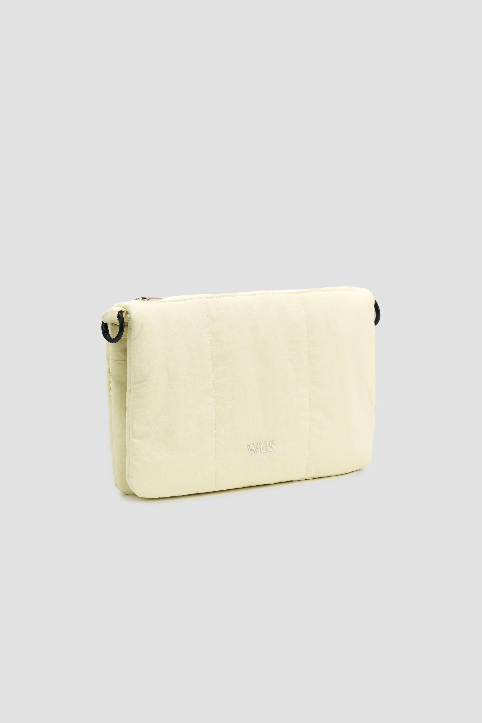 Small Nylon Cushion Pouch (Light Yellow)