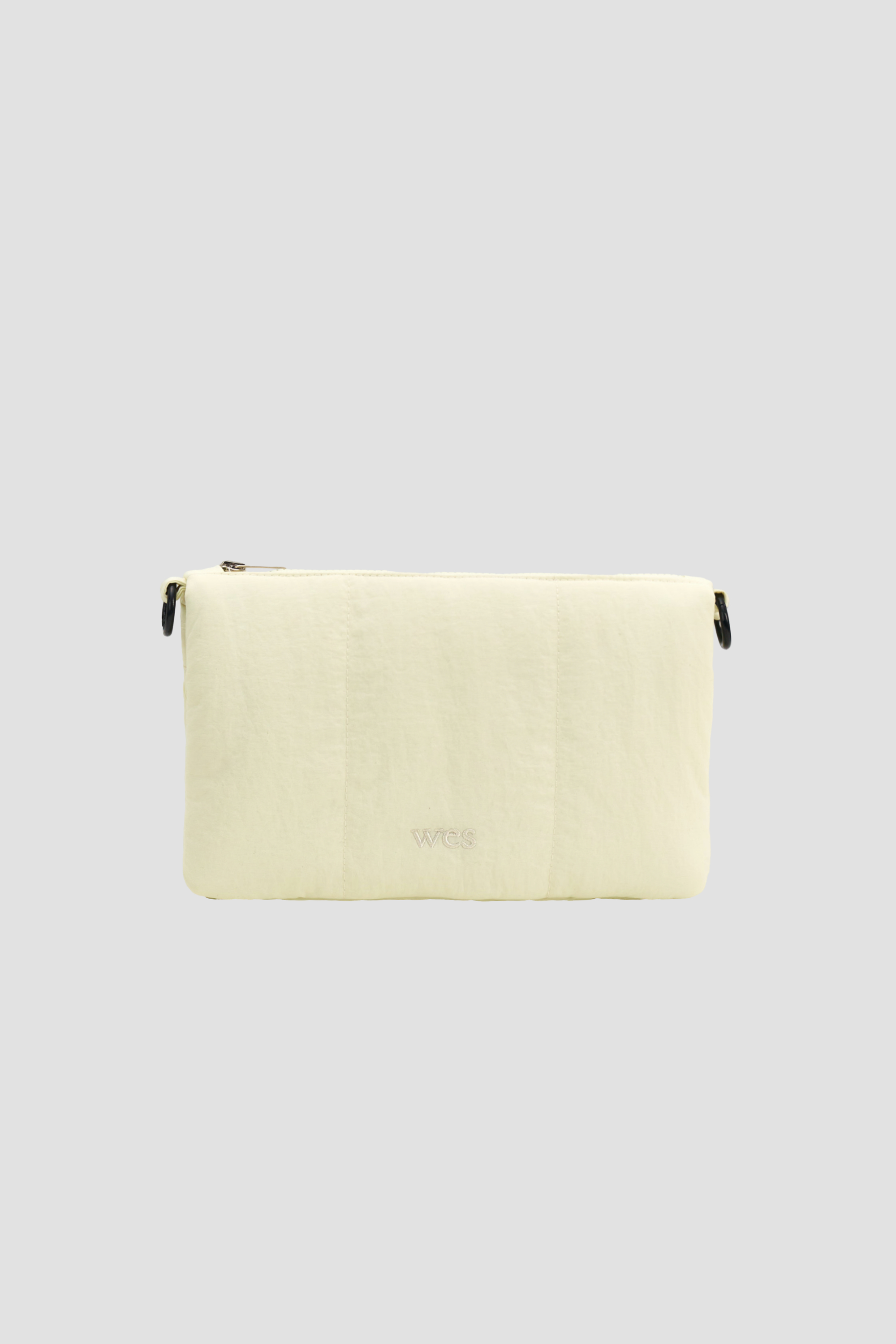 Small Nylon Cushion Pouch (Light Yellow)