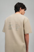 Gender Neutral Boxy Tee 'Born to be Simplicitist' (Oat)