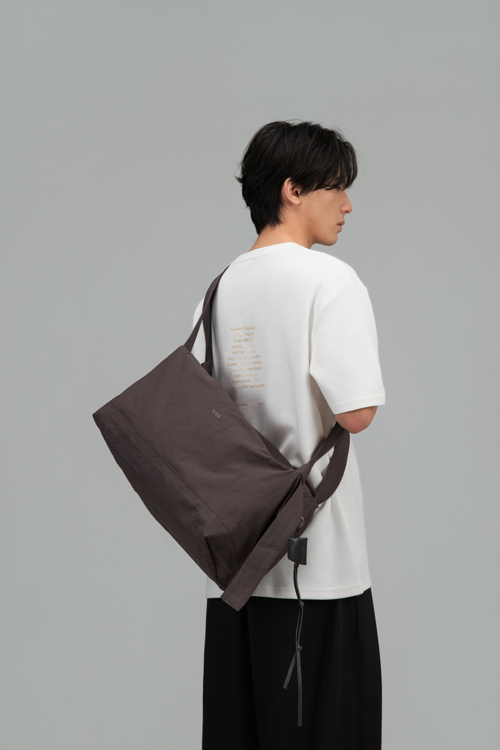 Large Loaf Nylon Bag (Black)