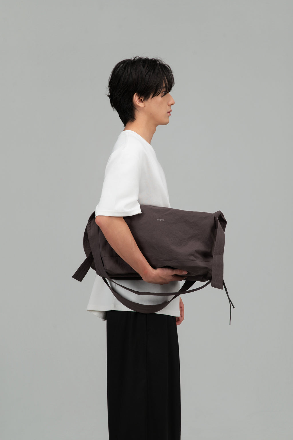 Large Loaf Nylon Bag (Black)