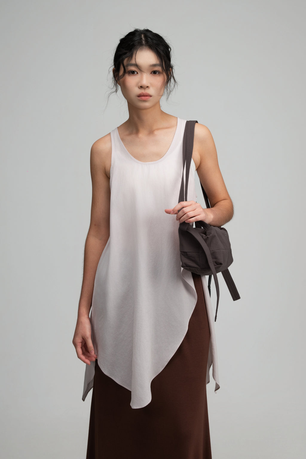 Small Loaf Nylon Bag (Olive Grey)